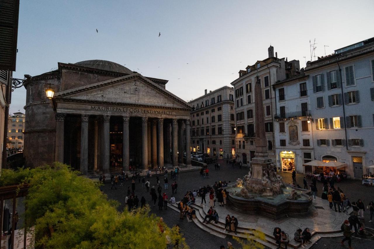 Pantheon Balcony Morgana Suite Rome Exterior photo