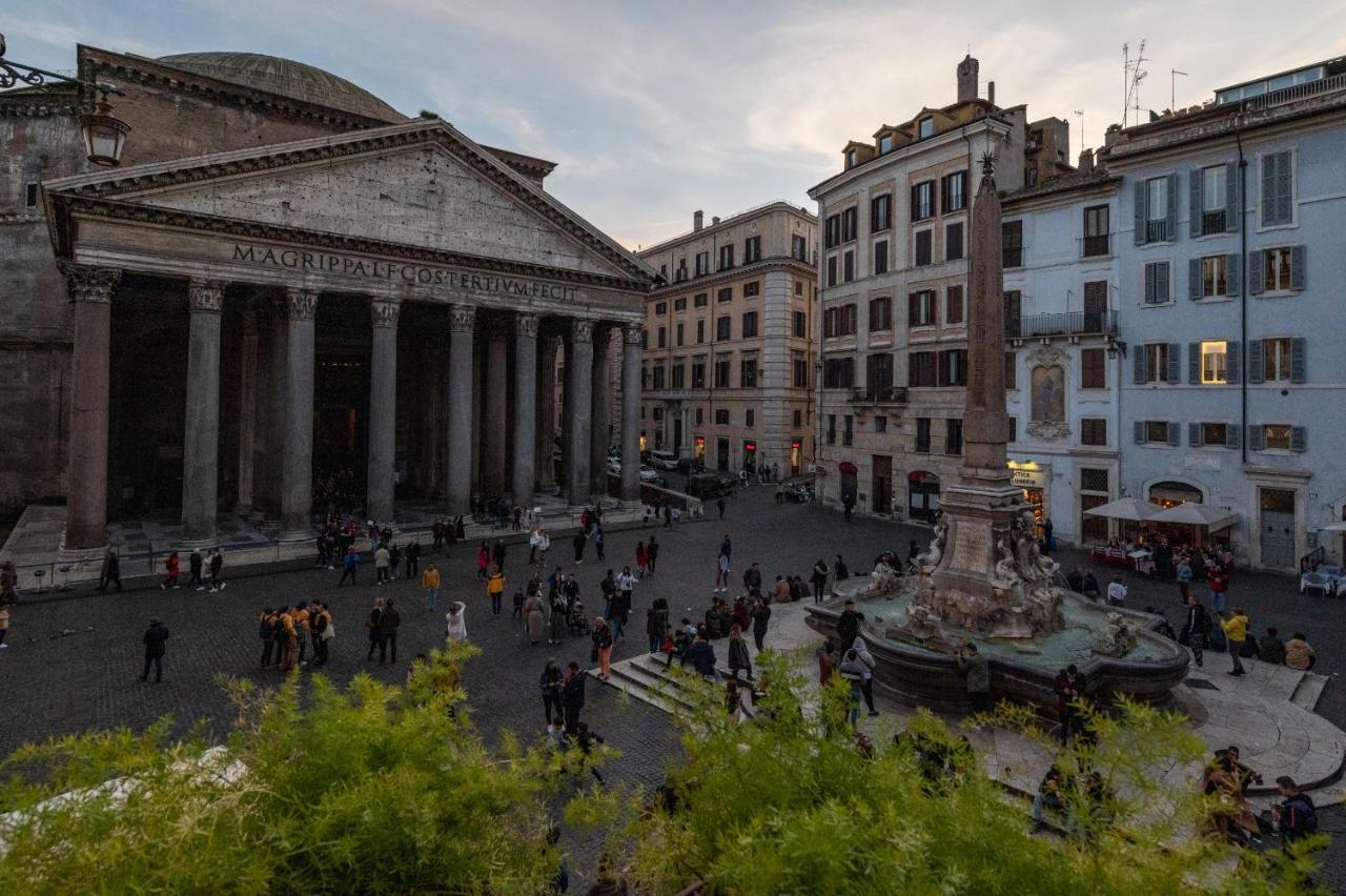 Pantheon Balcony Morgana Suite Rome Exterior photo